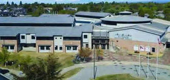 R.A. McMath Secondary building exterior.
