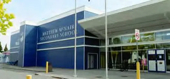 Matthew McNair Secondary building exterior.